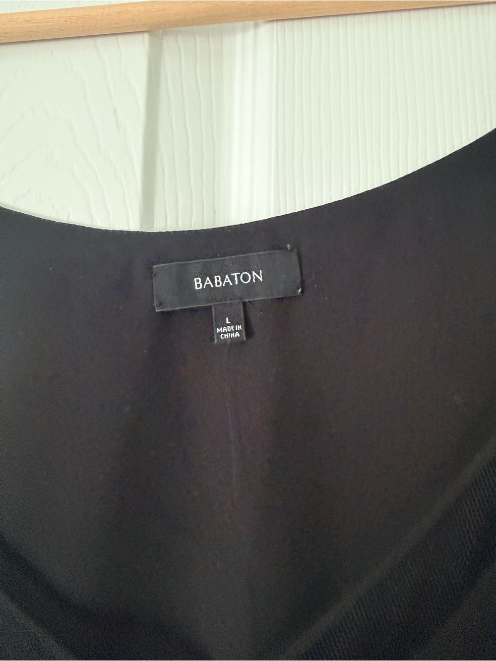 Black Babaton Tank in Large - Picture 2 of 3